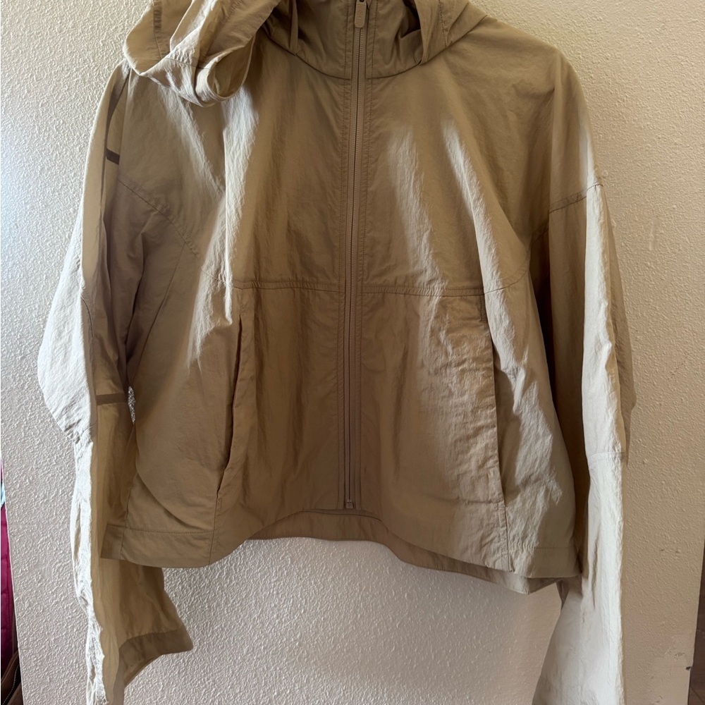 lululemon athletica Tan Hooded Jacket